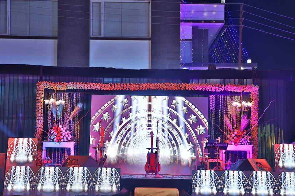 SANGEET STAGE SETUP