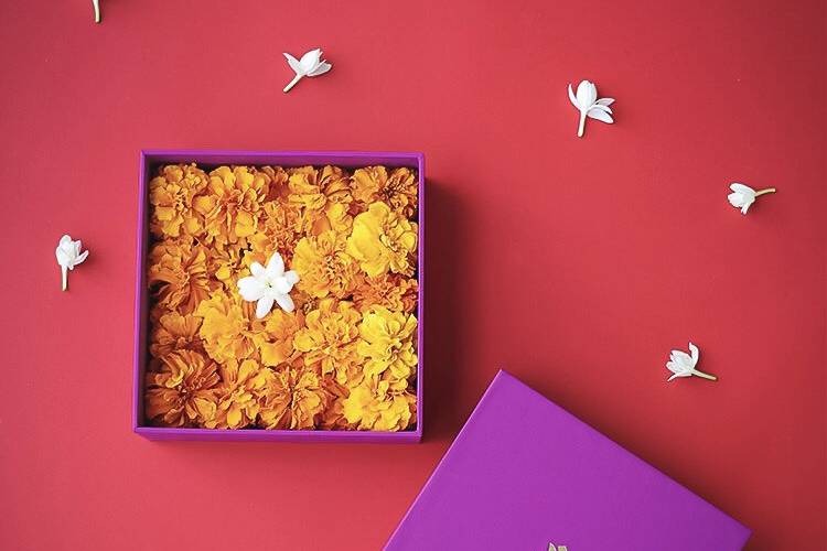 Tulip Gift Box - Purple