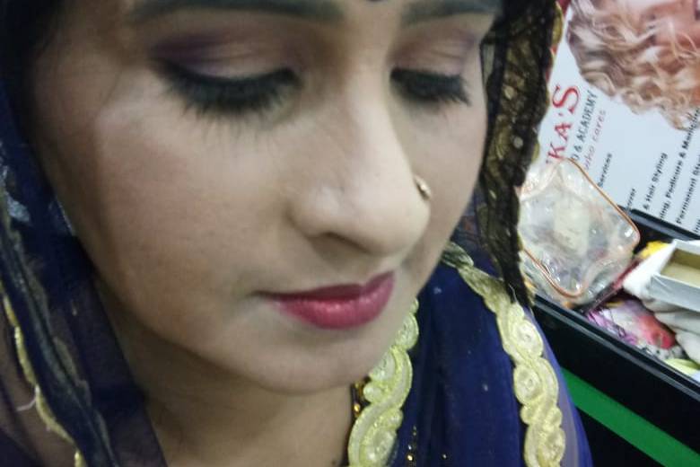 Bridal makeup