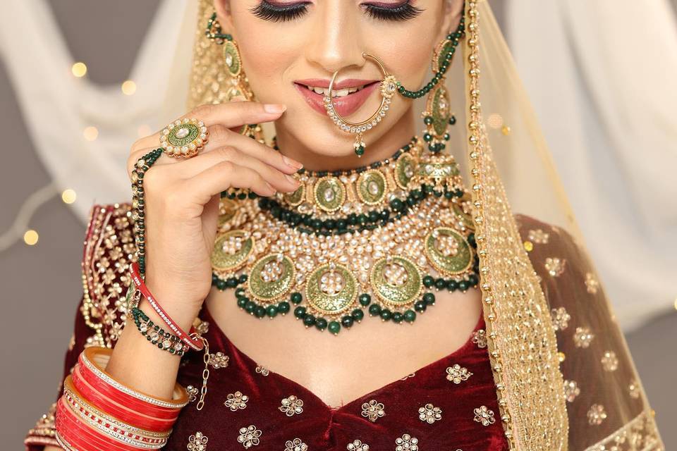 Bridal makeup