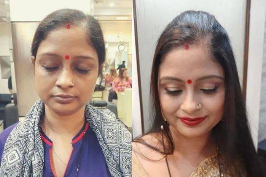 Bridal makeup