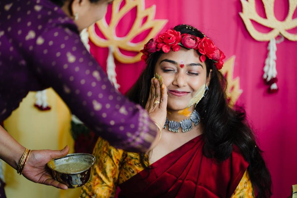 Bride Haldi