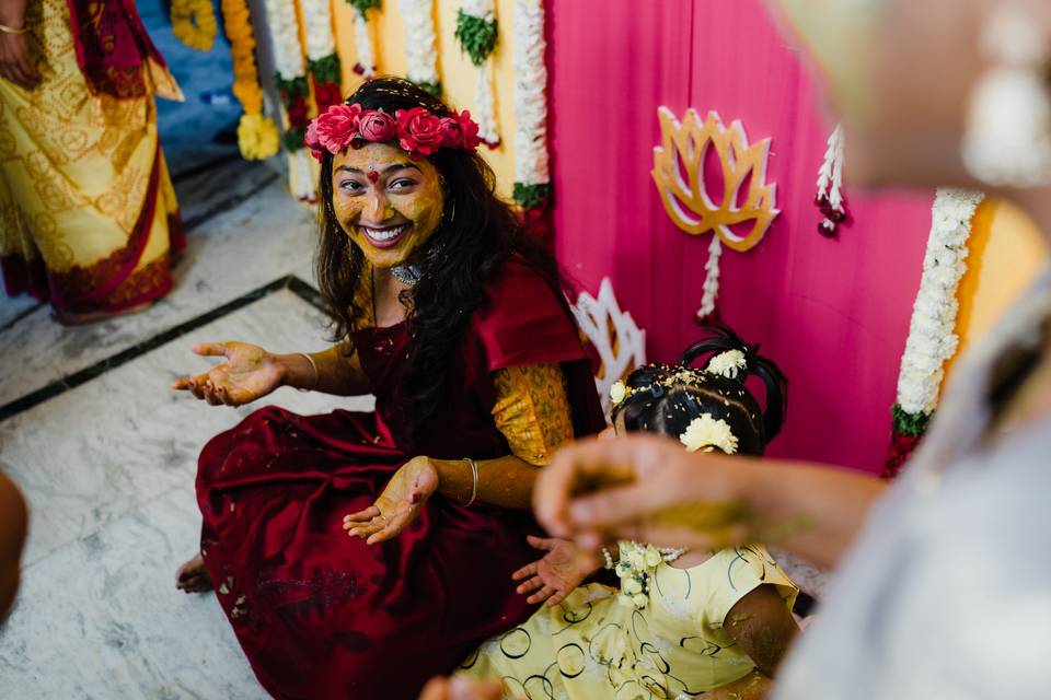 Bride Haldi