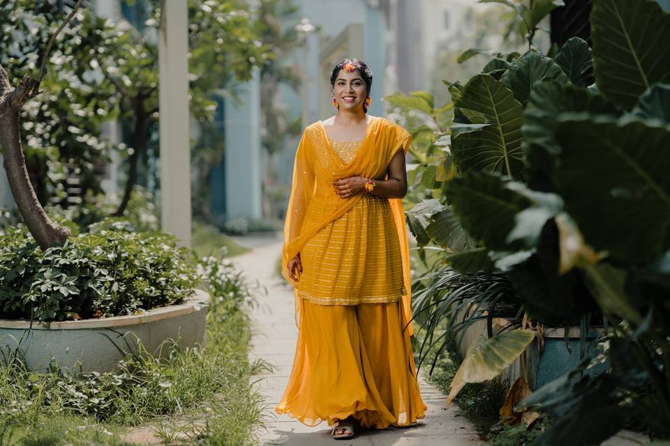 Bride Haldi