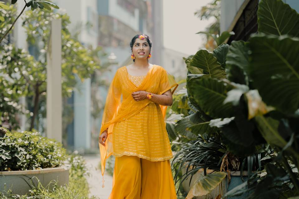 Bride Haldi