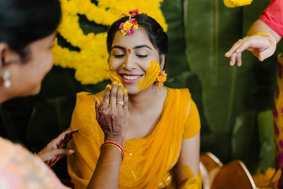 Bride Haldi