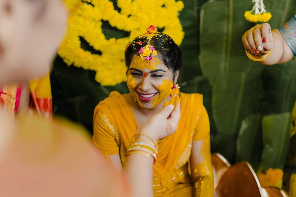 Bride Haldi