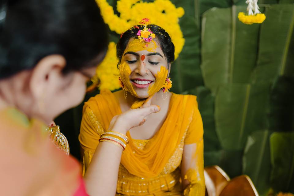 Bride Haldi