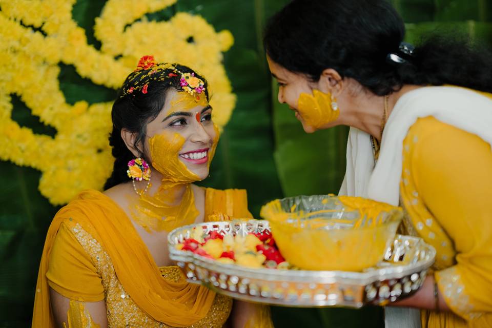 Bride Haldi