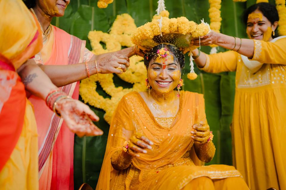 Bride Haldi