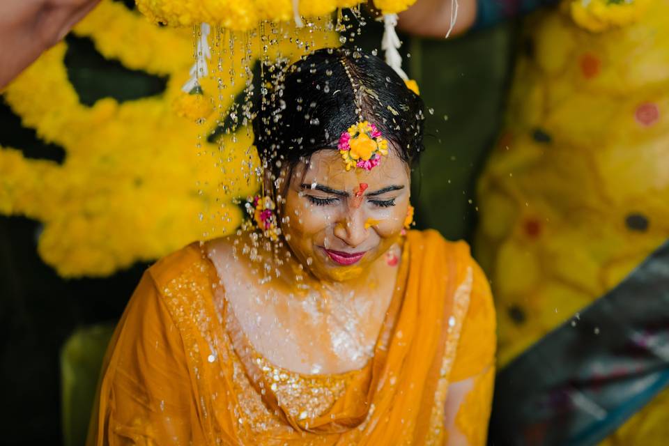 Bride Haldi