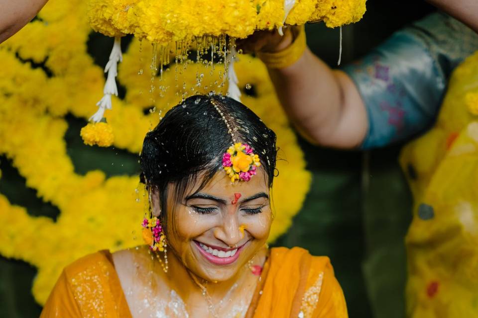 Bride Haldi