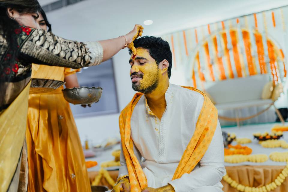 Groom Haldi