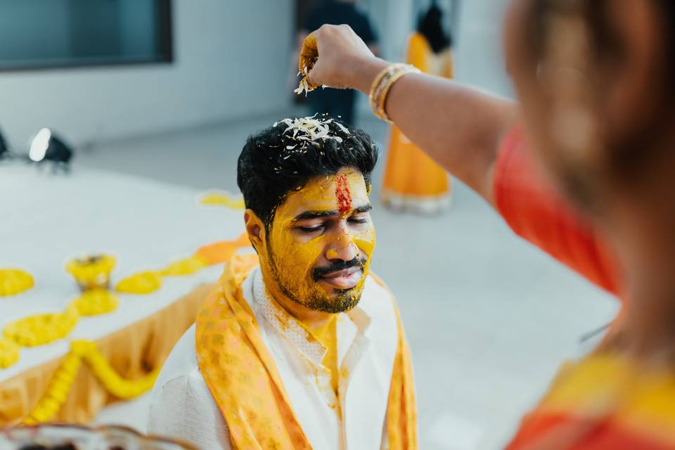 Groom Haldi