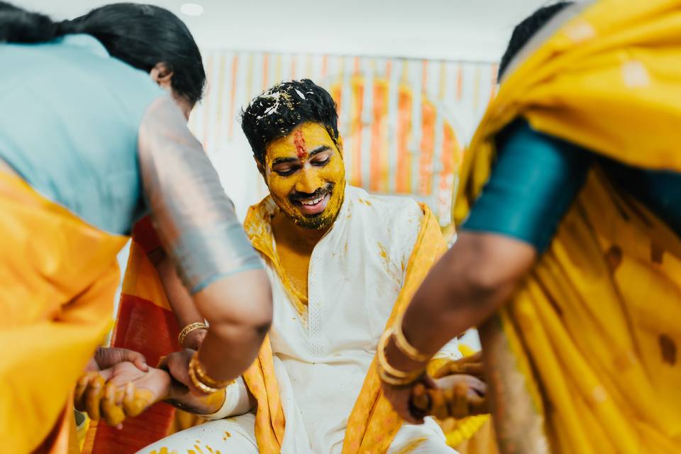 Groom Haldi