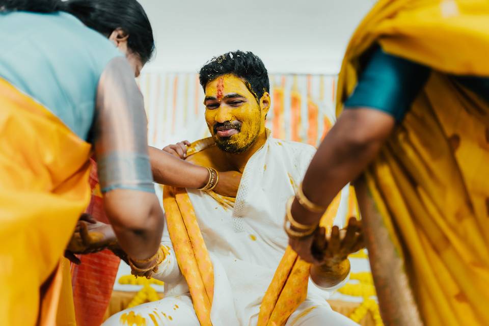 Groom Haldi