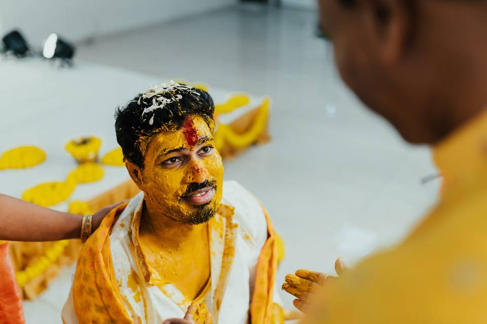 Groom Haldi