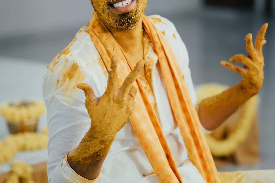 Groom Haldi