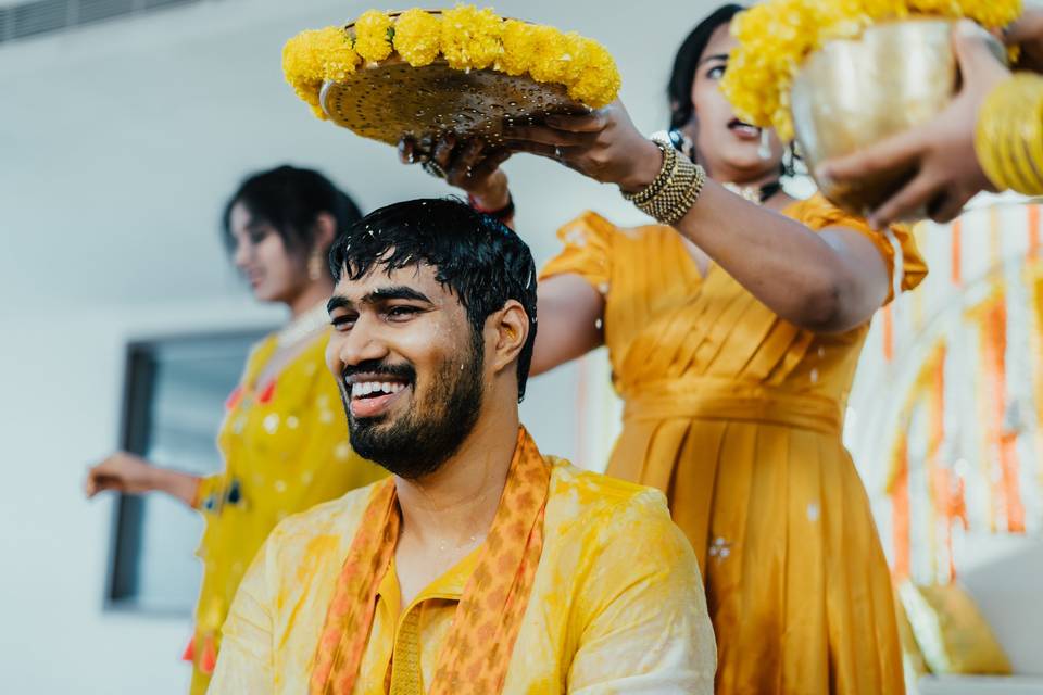 Groom Haldi