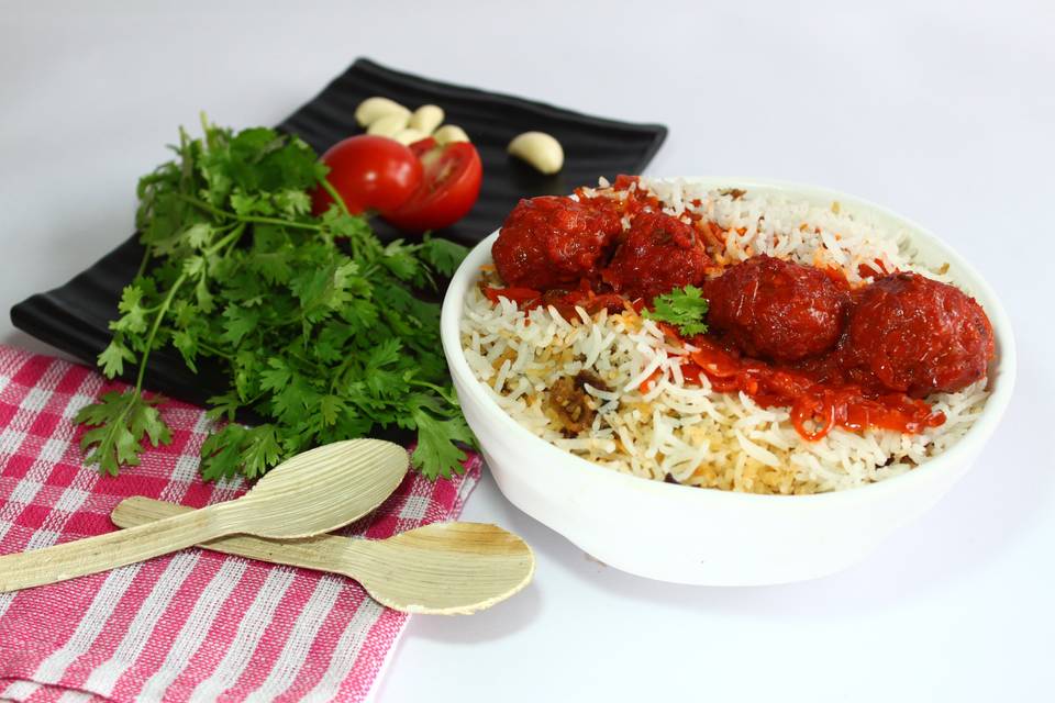 Kofta biryani