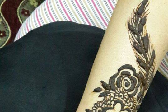 Intricate mehendi designs