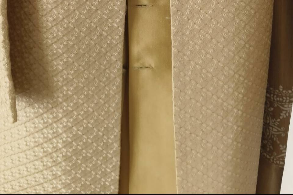 Layered designer sherwani