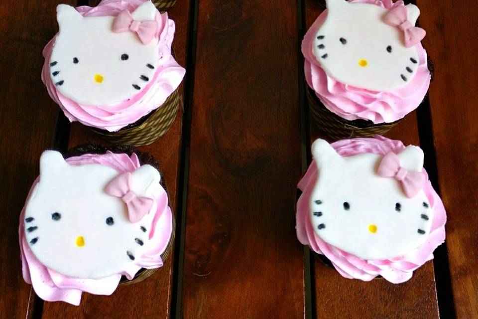 Hello Kitty Cupcakes