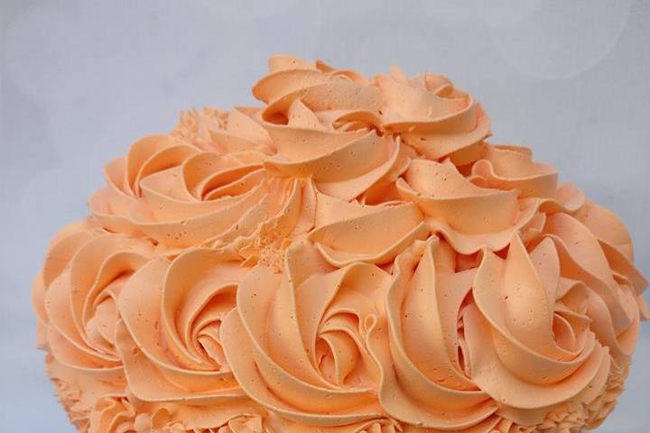 Beautiful Rose Big Cupcake