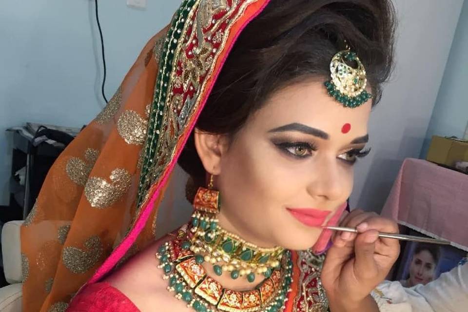 Bridal makeup