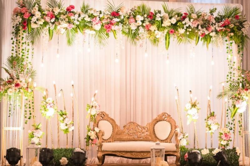 Reception decor