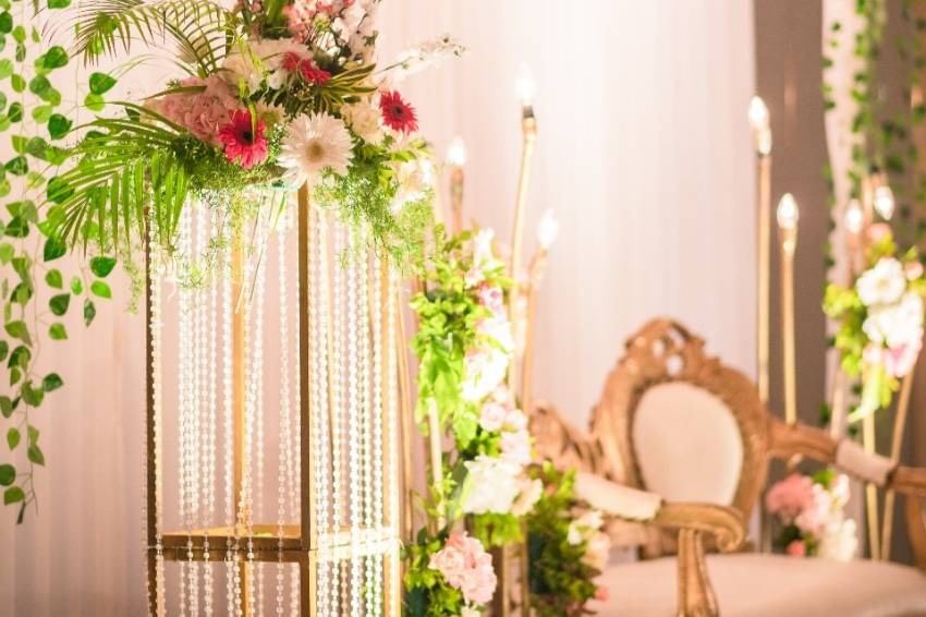 Reception decor