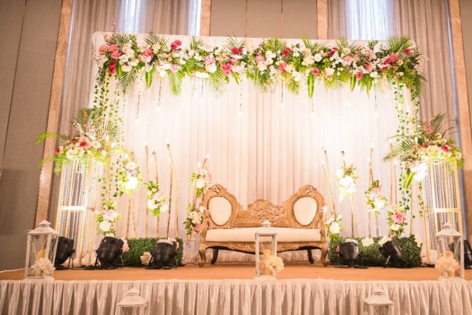 Reception decor