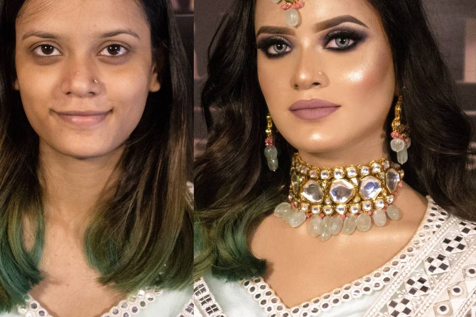 Sangeet makeup