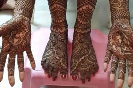 Today's my mahendi#mundan... - Jayshree Mehndi Designer | Facebook