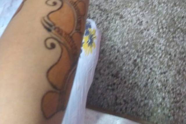 Arabian mehendi design