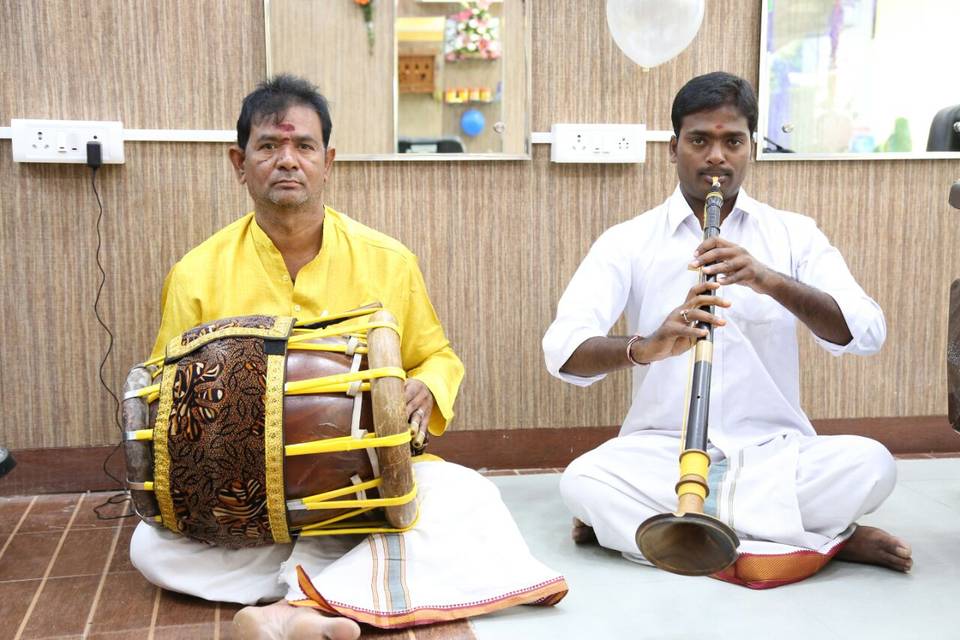 Nadaswaram palyed at panjagutt