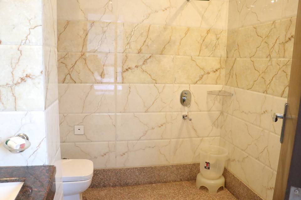 Bathroom attached with rooms