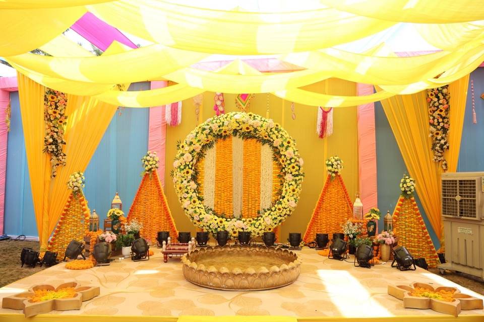 Haldi decor