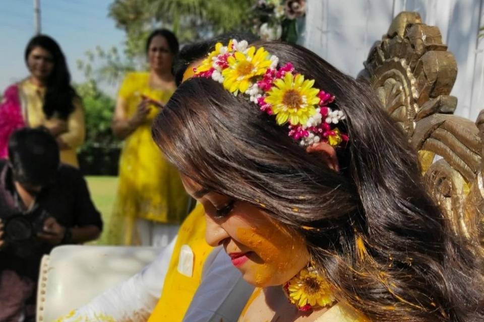 Haldi look