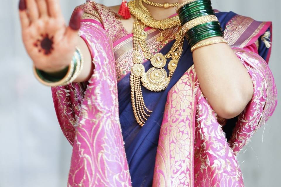 Marathi bridal look