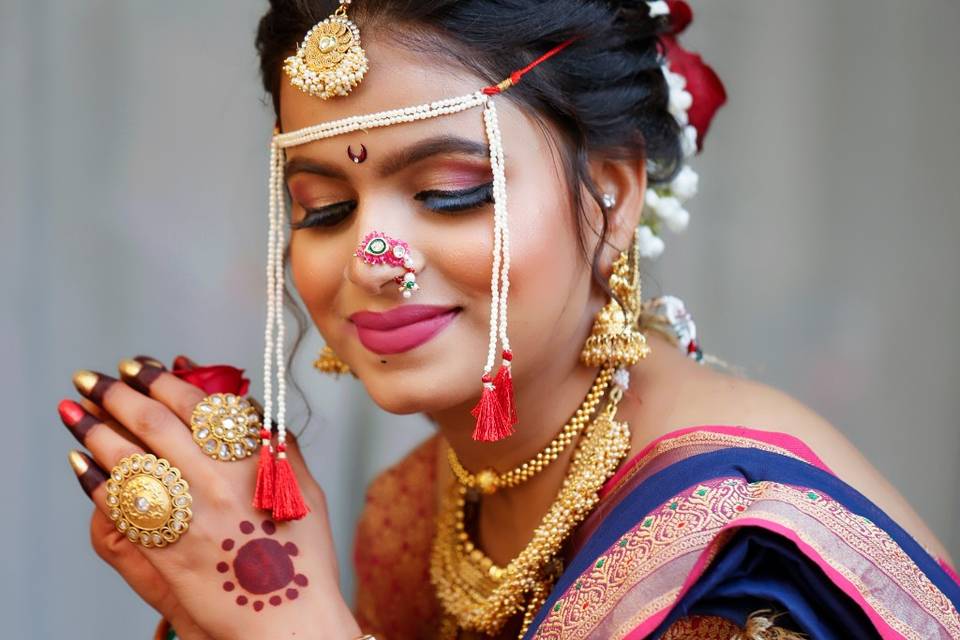 Marathi bridal look