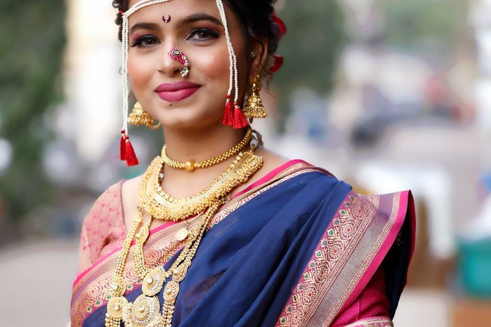 Marathi bridal look