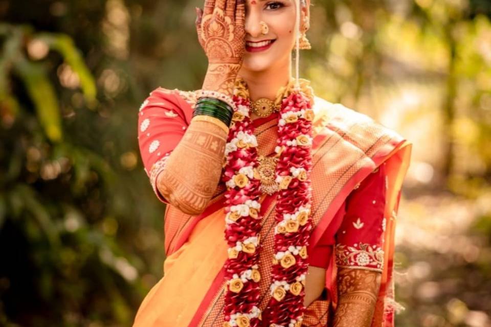 Marathi bridal look