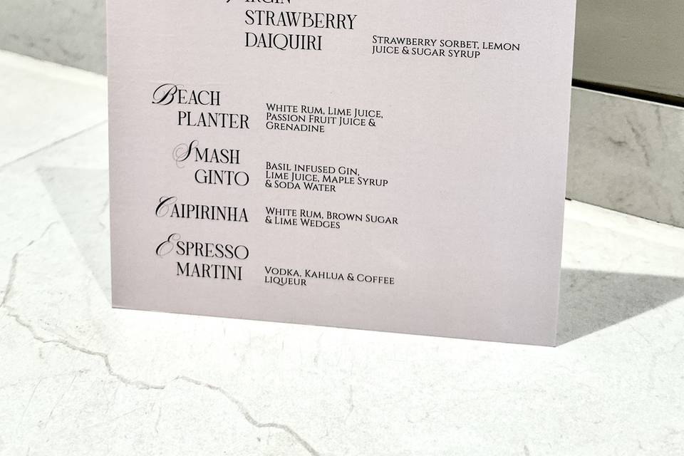 Customised invite