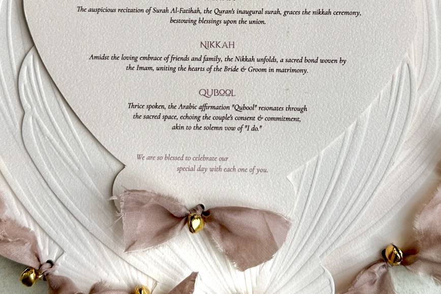 Customised invite