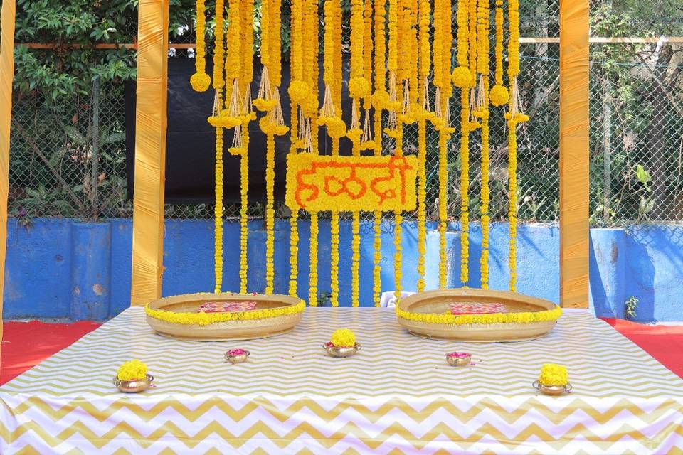 Haldi decor