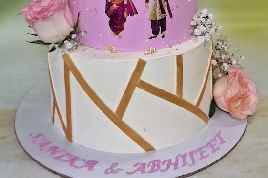 Maharashtrian Engagement cake