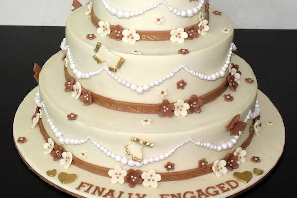 Designer Engagement cake