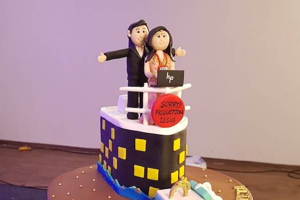 Designer Engagement cake