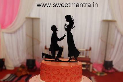 Designer Engagement cake